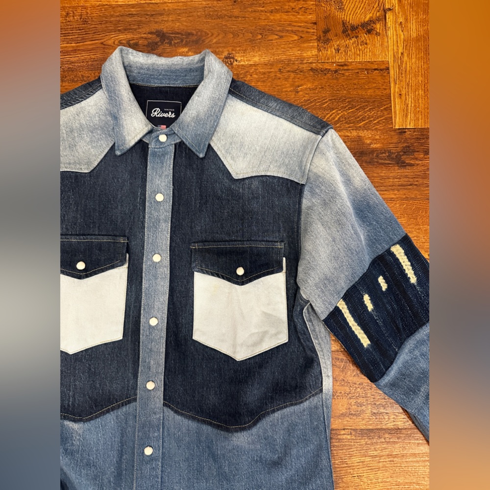 UNITED RIVERS DENIM SHIRT - Picture 2 of 4